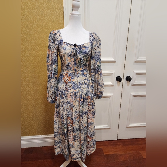 MOON RIVER MIDI DRESS - Picture 3 of 5